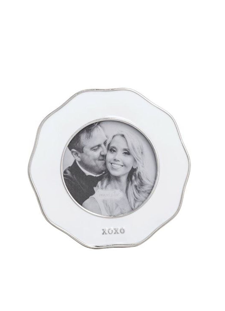 XOXO Mini Enamel Wedding Frame by Mud Pie