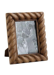 5x7 Twisted Wood Frame by Mud Pie