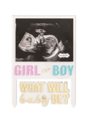 Girl Boy Ultrasound Topper by Mud Pie