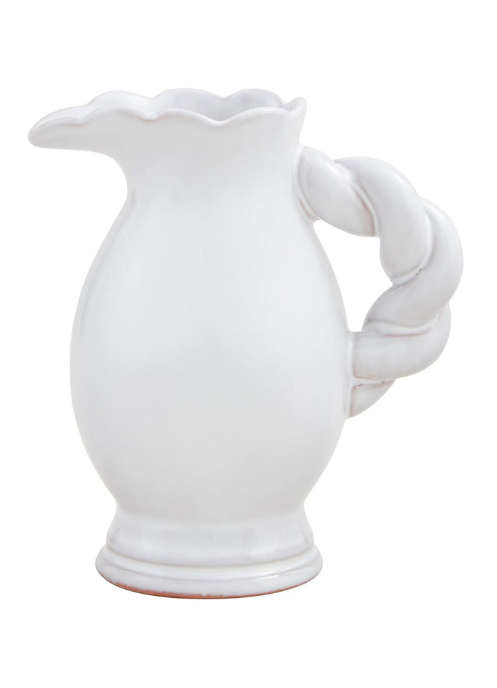 Medium Twisted Handle Pitcher Vase by Mud Pie