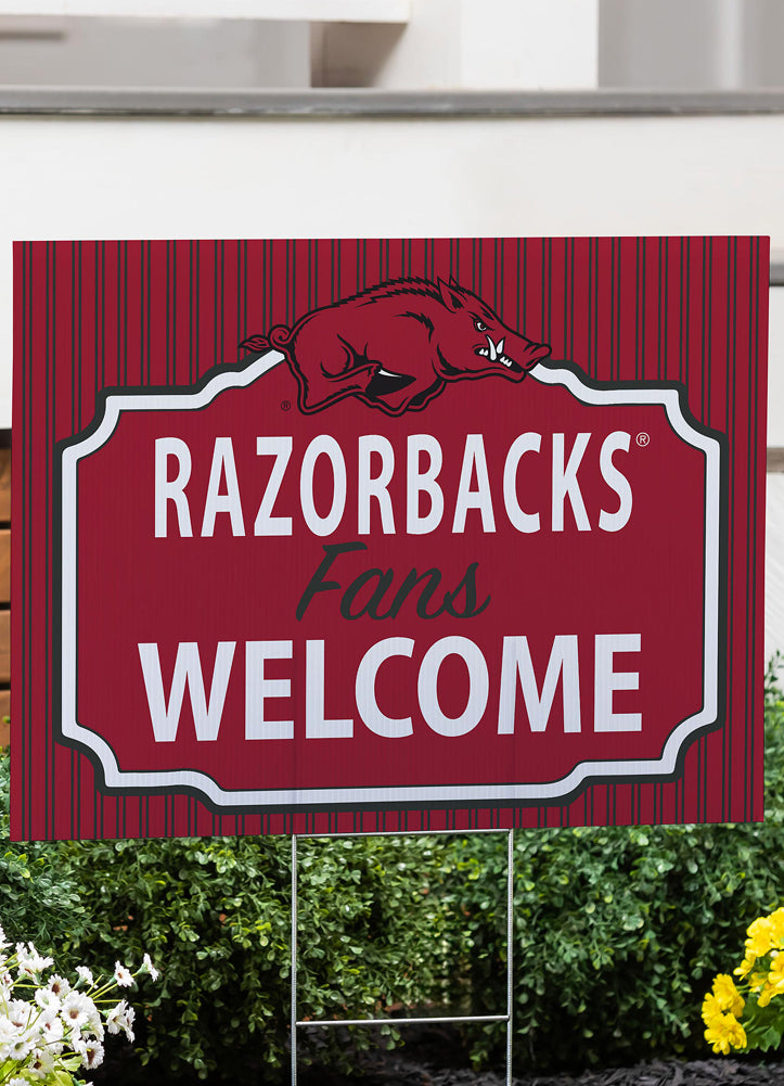 U of A Fans Welcome Yard Sign by Evergreen