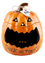 LED Sound Pumpkin Container by Mud Pie