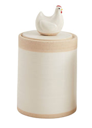 Hen Farm Animal Icon Canister by Mud Pie