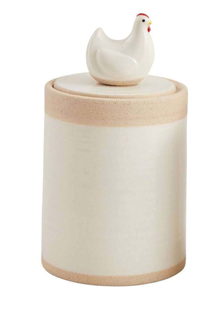 Hen Farm Animal Icon Canister by Mud Pie