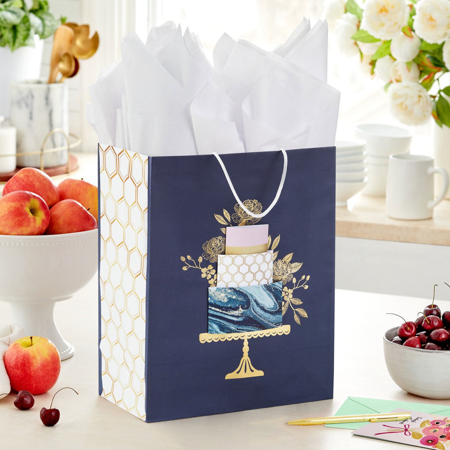 Hallmark 13'' Elegant Cake Large Gift Bag