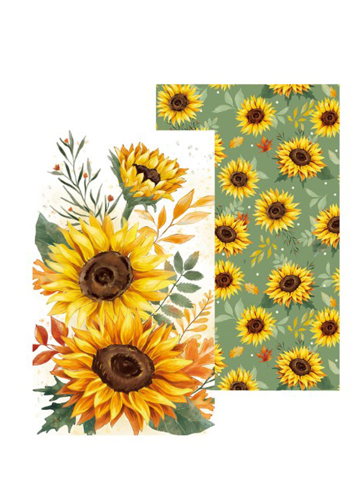 Grateful Gatherings Sunflower Quick Dry Kitchen Towel by Evergreen