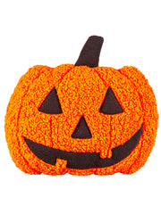 13'' Jack O Lantern Shaped Pillow with Embroidering by Evergreen