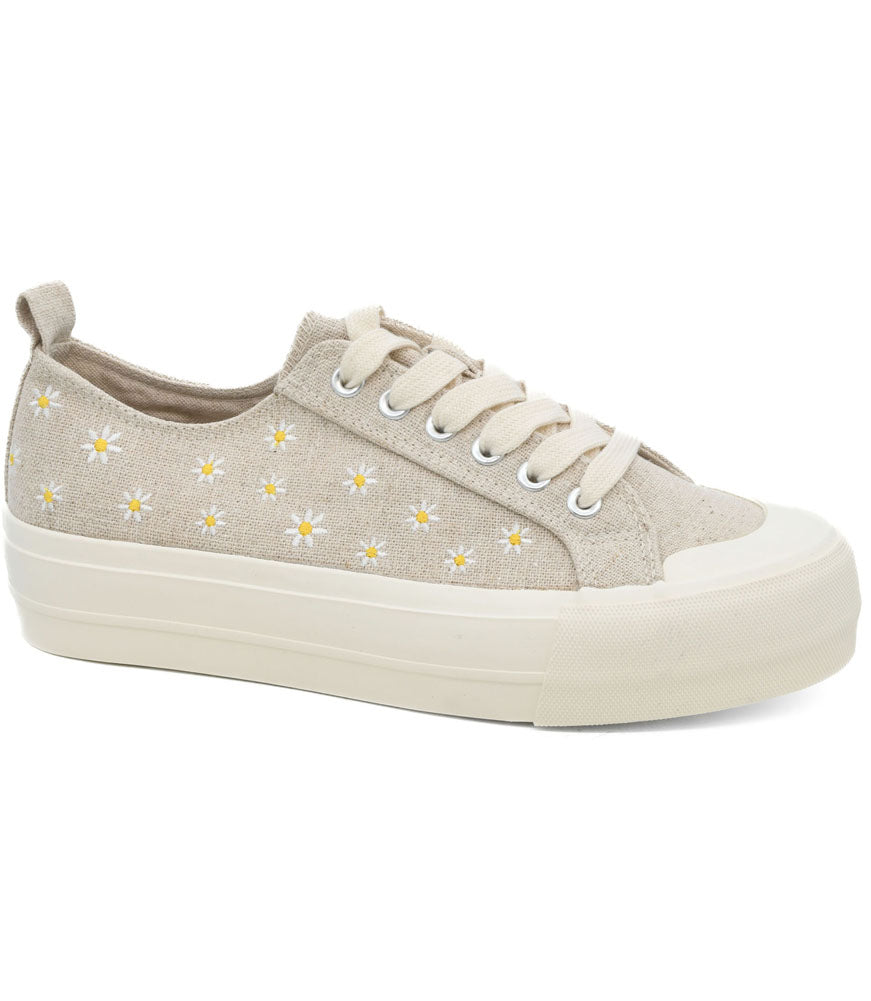 Take The Lead in Natural with Daisies by Corkys