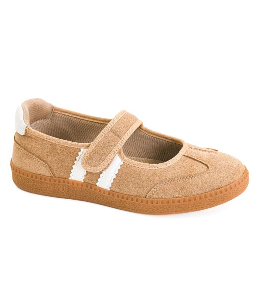 Calm Down in Camel Faux Suede by Corkys