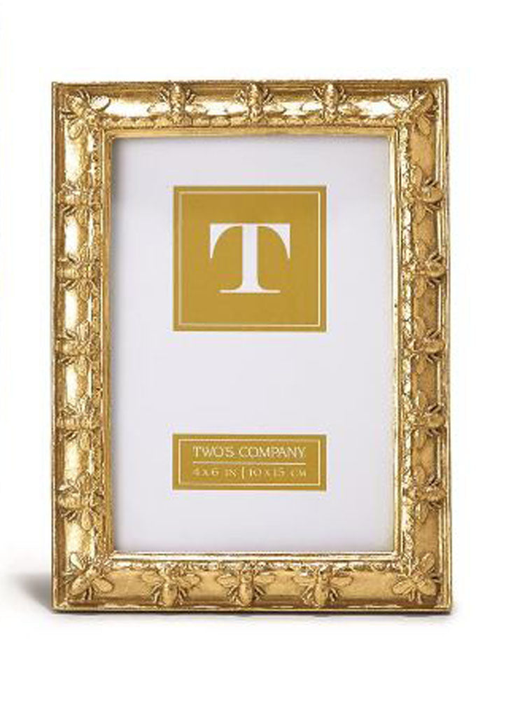 Small Golden Bee Frame by Twos Company