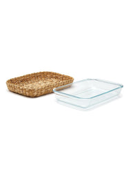 Large Borosilicate Glass Baking Dish by Twos Company