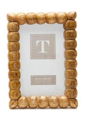 Large Hand Carved Bobbin Photo Frame by Twos Company