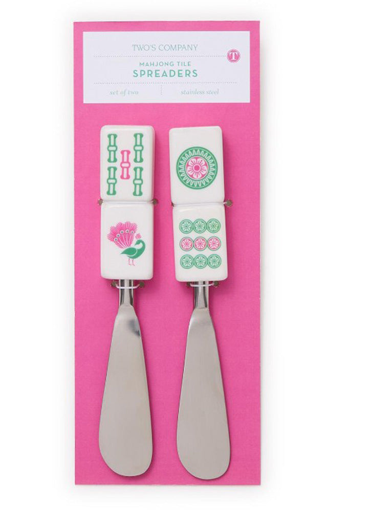 Set of 2 Mahjong Spreaders by Twos Company