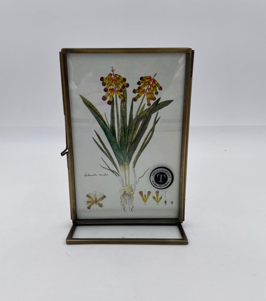 Small Double Sided Metal Photo Frame by Twos Company