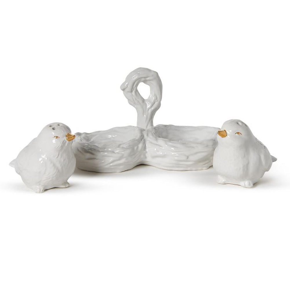 Bird in a Nest Salt & Pepper Shakers by Twos Company