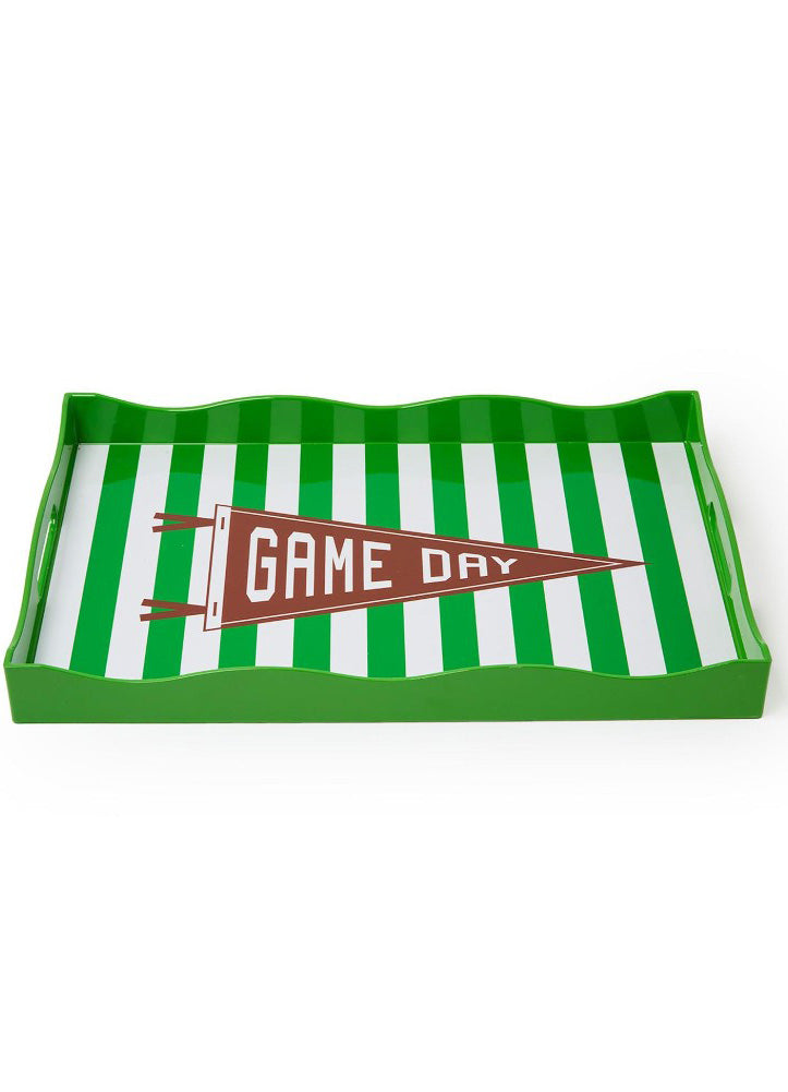 Large Football Field Serving Tray by Twos Company