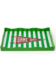 Large Football Field Serving Tray by Twos Company