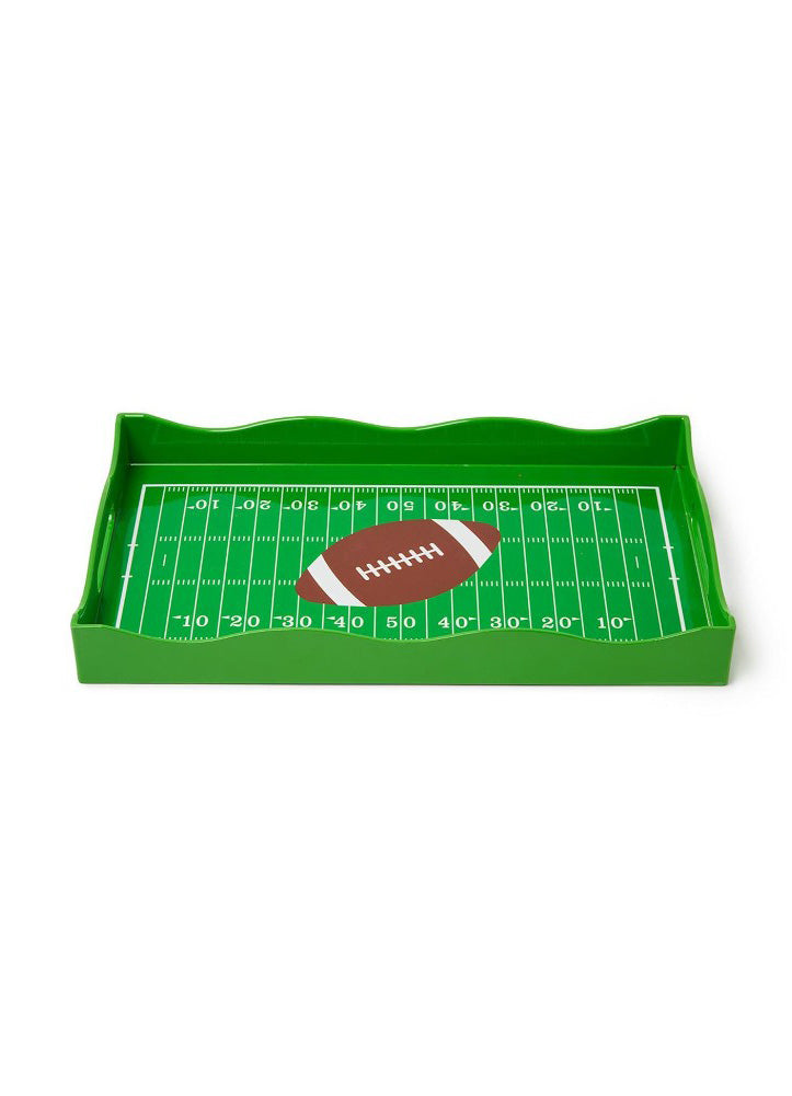 Small Football Field Serving Tray by Twos Company