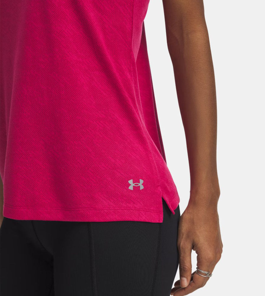 Launch Camo Singlet in Purple by Under Armour