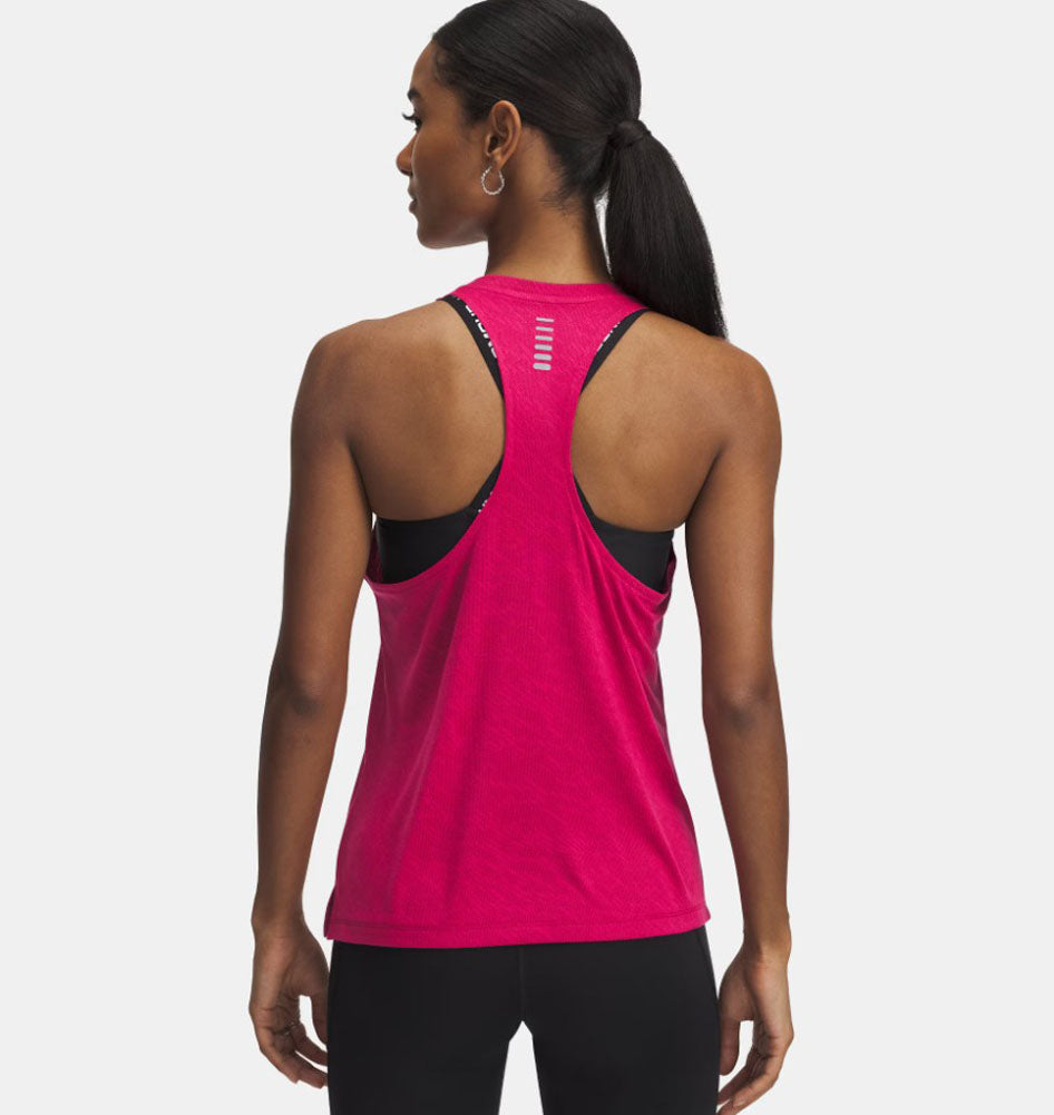 Launch Camo Singlet in Purple by Under Armour