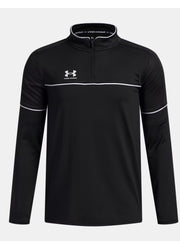 Challenger Training Quarter Zip in Black by Under Armour