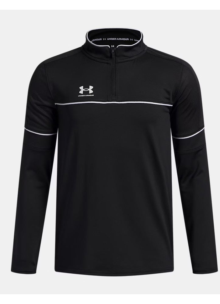 Challenger Training Quarter Zip in Black by Under Armour