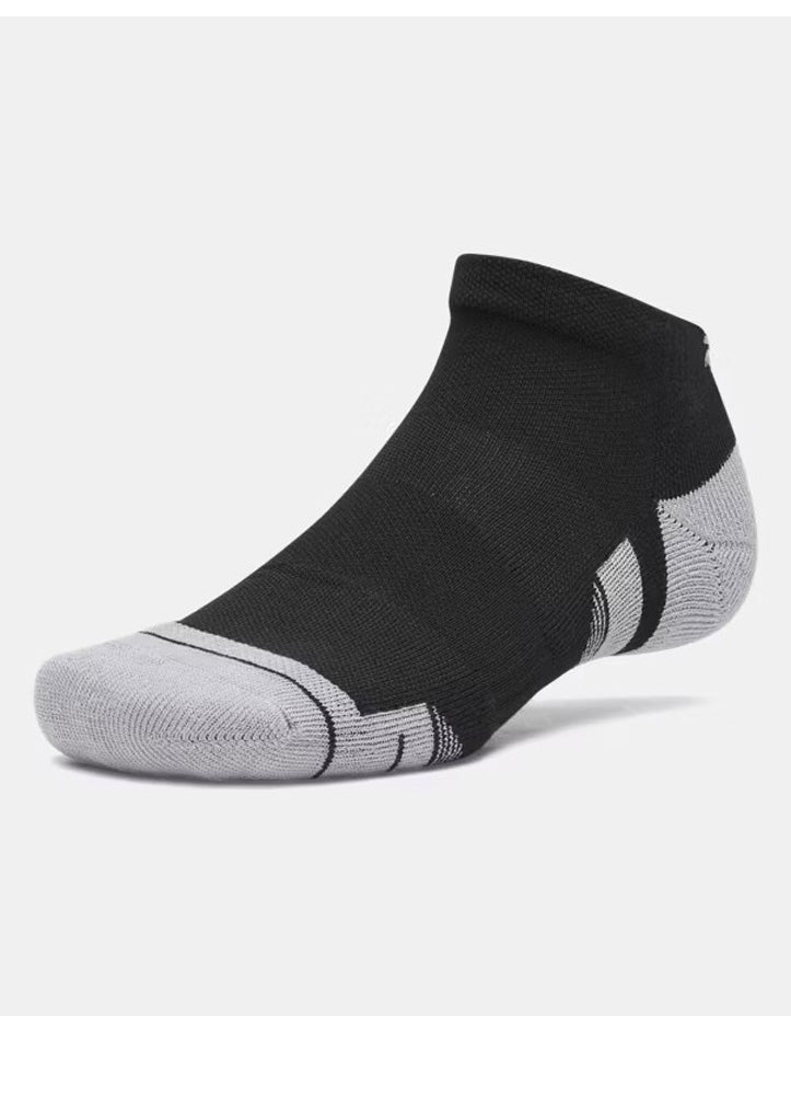 Perf Tech Low 6pk Socks in Black by Under Armour