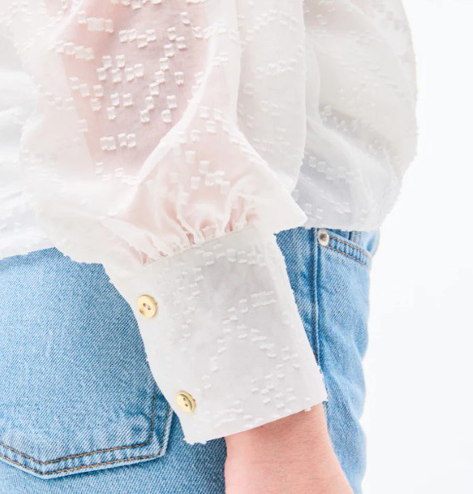 Veronica Top in Marshmallow by Mary Square