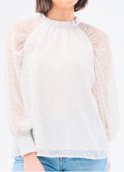 Veronica Top in Marshmallow by Mary Square