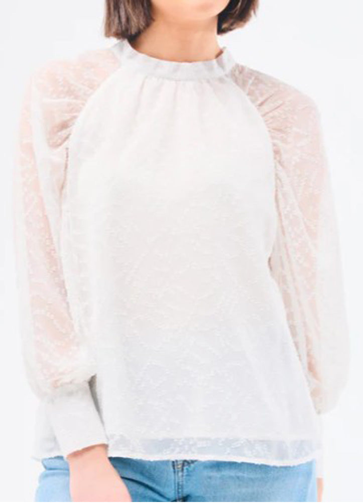 Veronica Top in Marshmallow by Mary Square