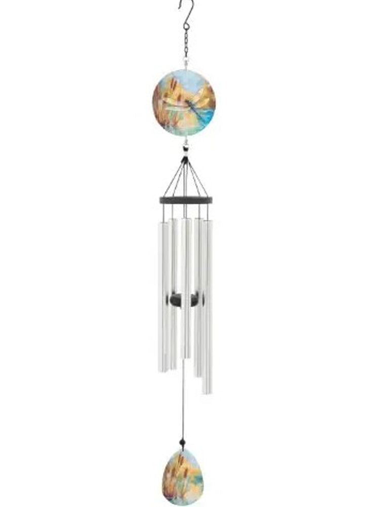 Dragonfly Glass Art Chime by Carson Home Accents