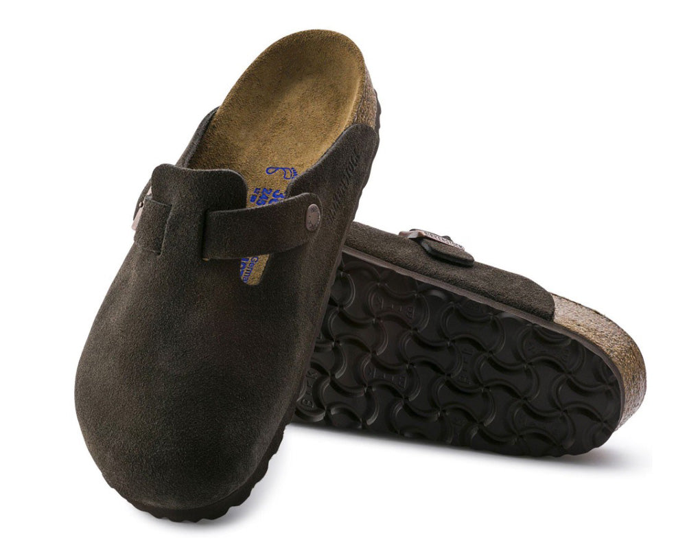 Boston Soft Footbed in Mocha Regular Width by Birkenstock