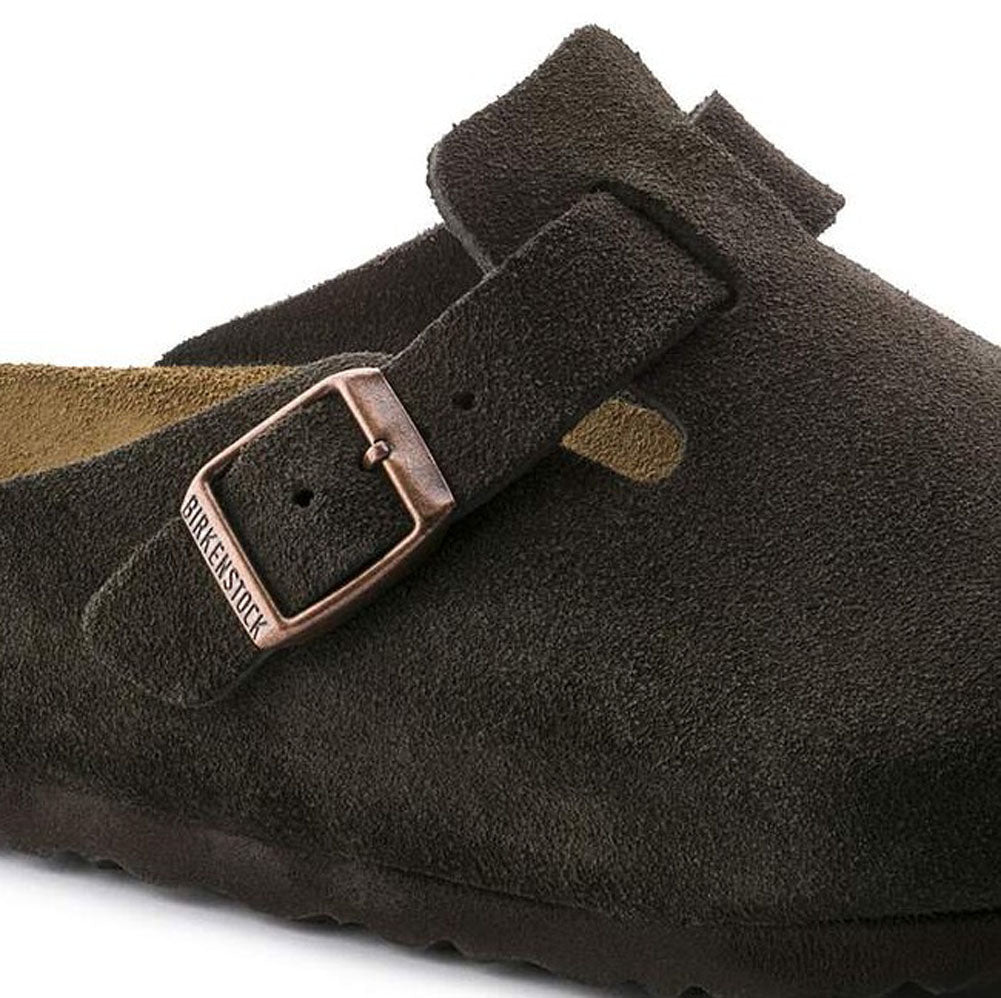 Boston Soft Footbed in Mocha Regular Width by Birkenstock