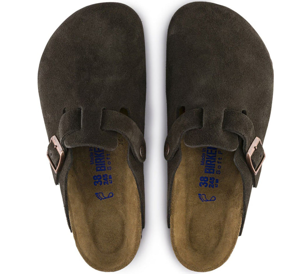 Boston Soft Footbed in Mocha Regular Width by Birkenstock