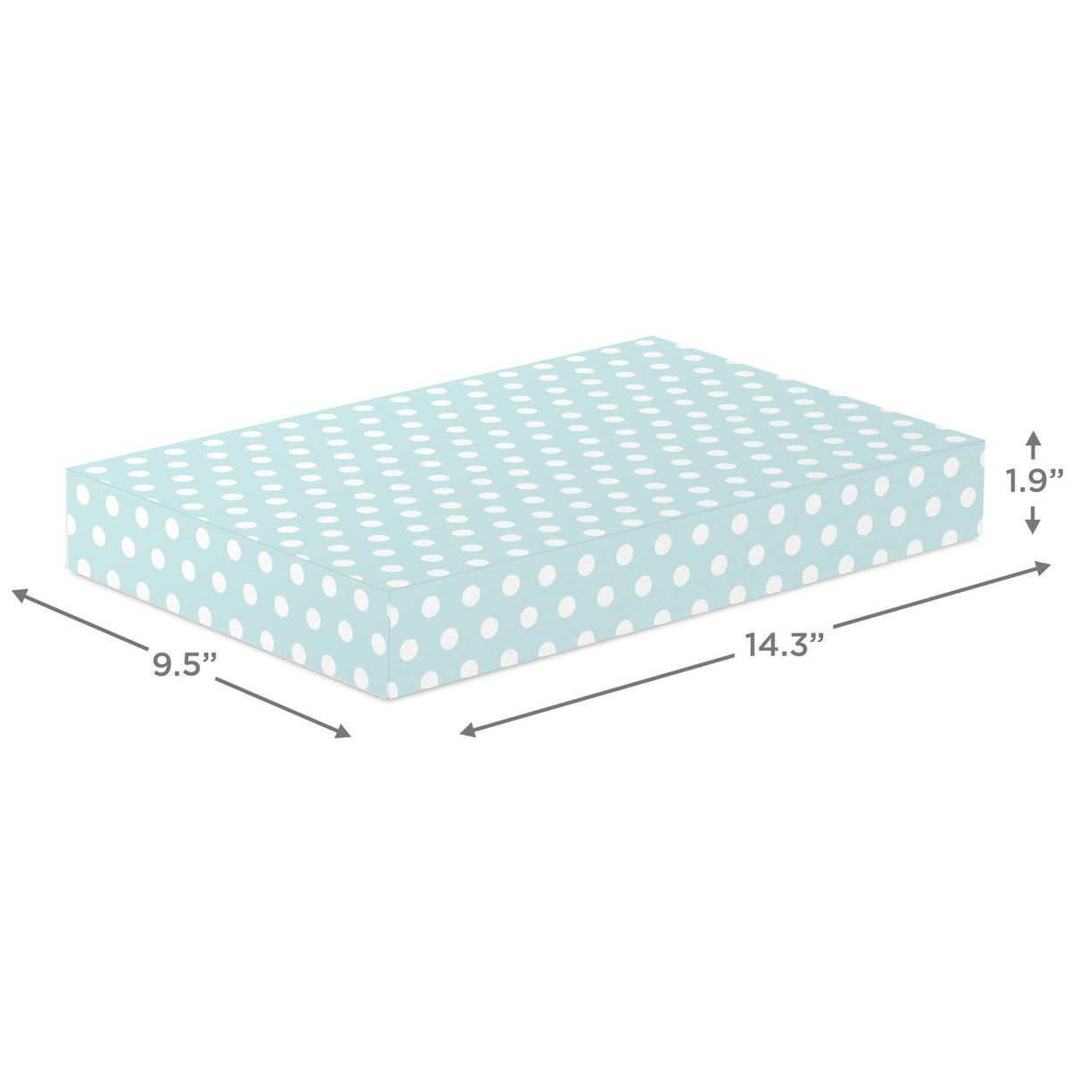 Hallmark Floral and Polka Dots 3-Pack Medium Gift Boxes
