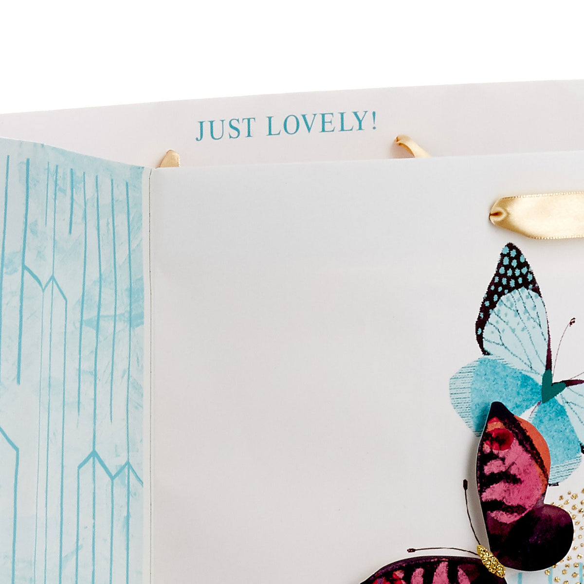 Hallmark 20'' Butterfly Cake Jumbo Gift Bag