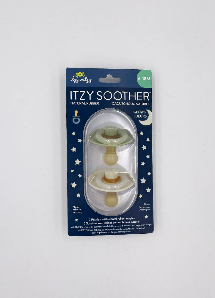 Glow Buttercream + Pistachio Itzy Soother 6-18m by Itzy Ritzy