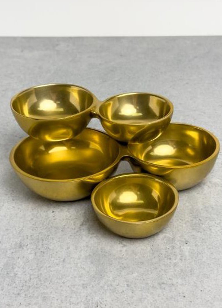 Gold 5 Cluster Bowl by ihi