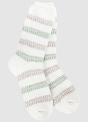 Meadow Stripe Socks by Crescent Sock Co