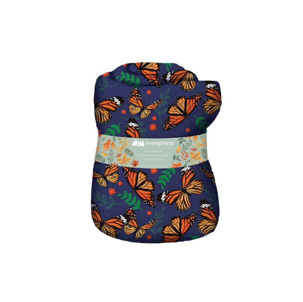 Mariposa Melody Plush Blanket by Evergreen