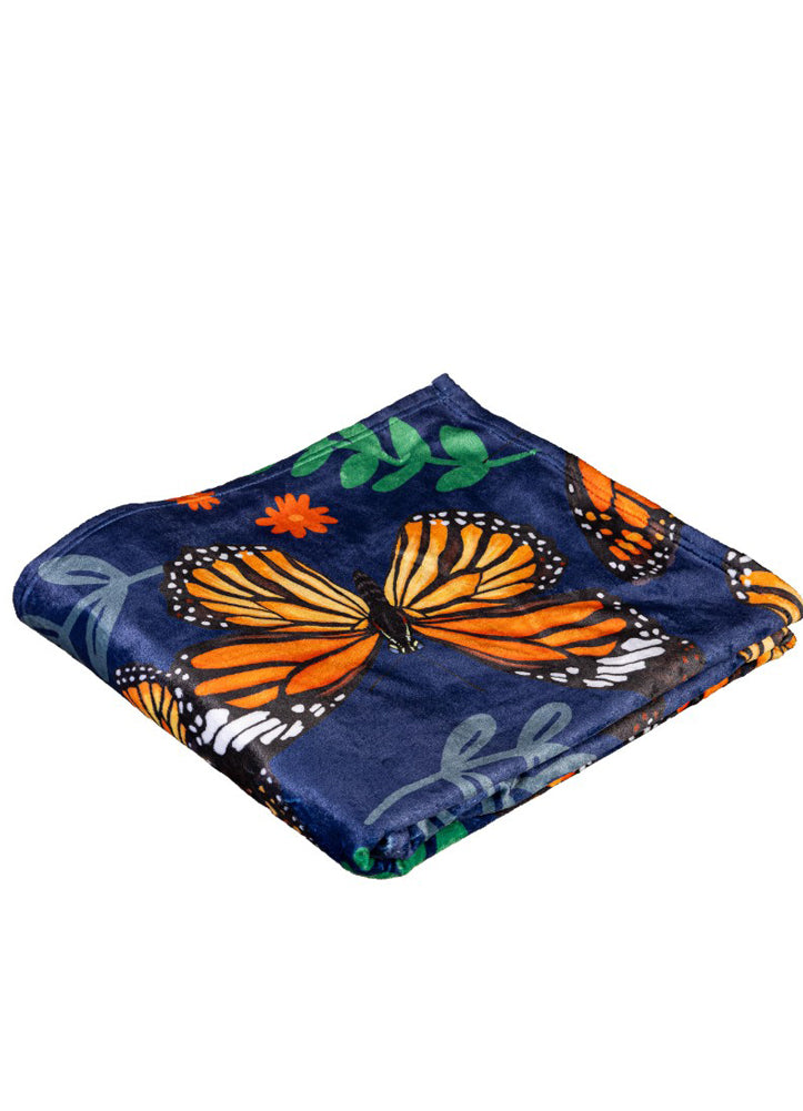 Mariposa Melody Plush Blanket by Evergreen