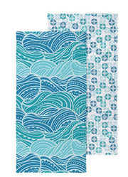 Make Waves Quick Dry Towel and Matching Carrying Case by Evergreen