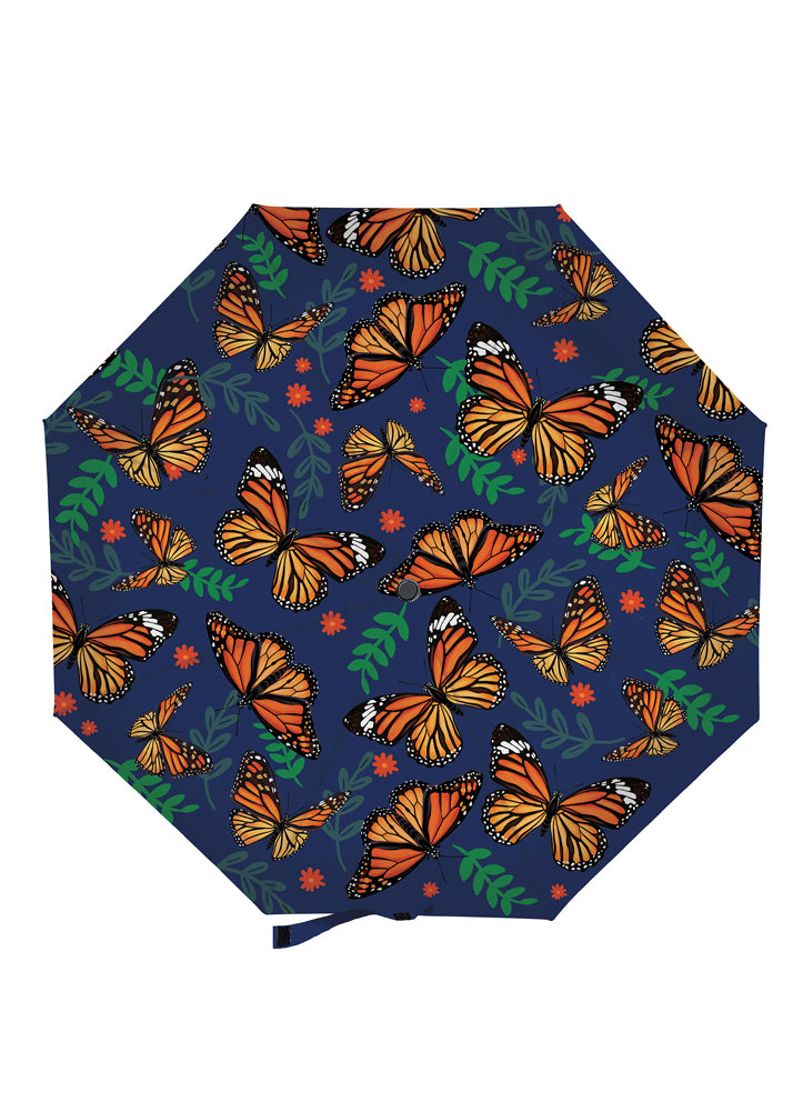 Mariposa Melody Compact Umbrella by Evergreen
