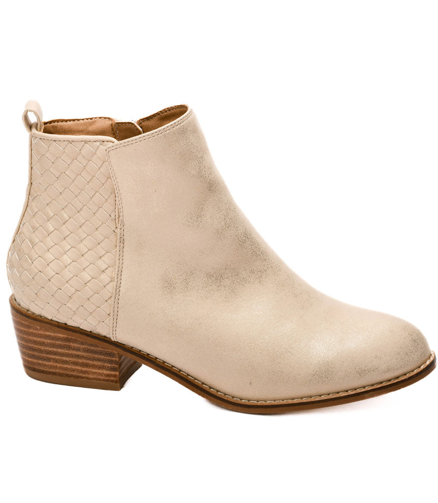 Half n Half in Gold Metallic by Corkys