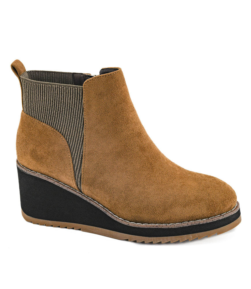 Apple Sauced in Tobacco Faux Suede by Corkys