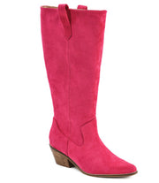 City Slicker Pink Faux Suede by Corkys