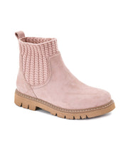 Keep Me Warm in Blush Faux Suede by Corkys