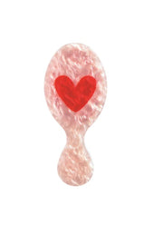 Mini Heart Hairbrush by Mud Pie