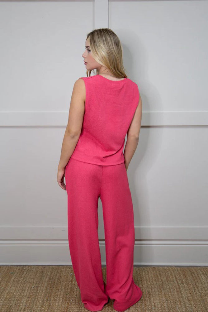 The Earhart Top in Fuchsia by Southern Grace