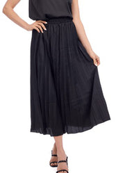Townes Pleated Skirt Black by Mud Pie